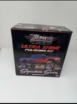 Zephyr Ultra Shine Metal Polishing Kit 9-Piece Signature Series Buff & Compound