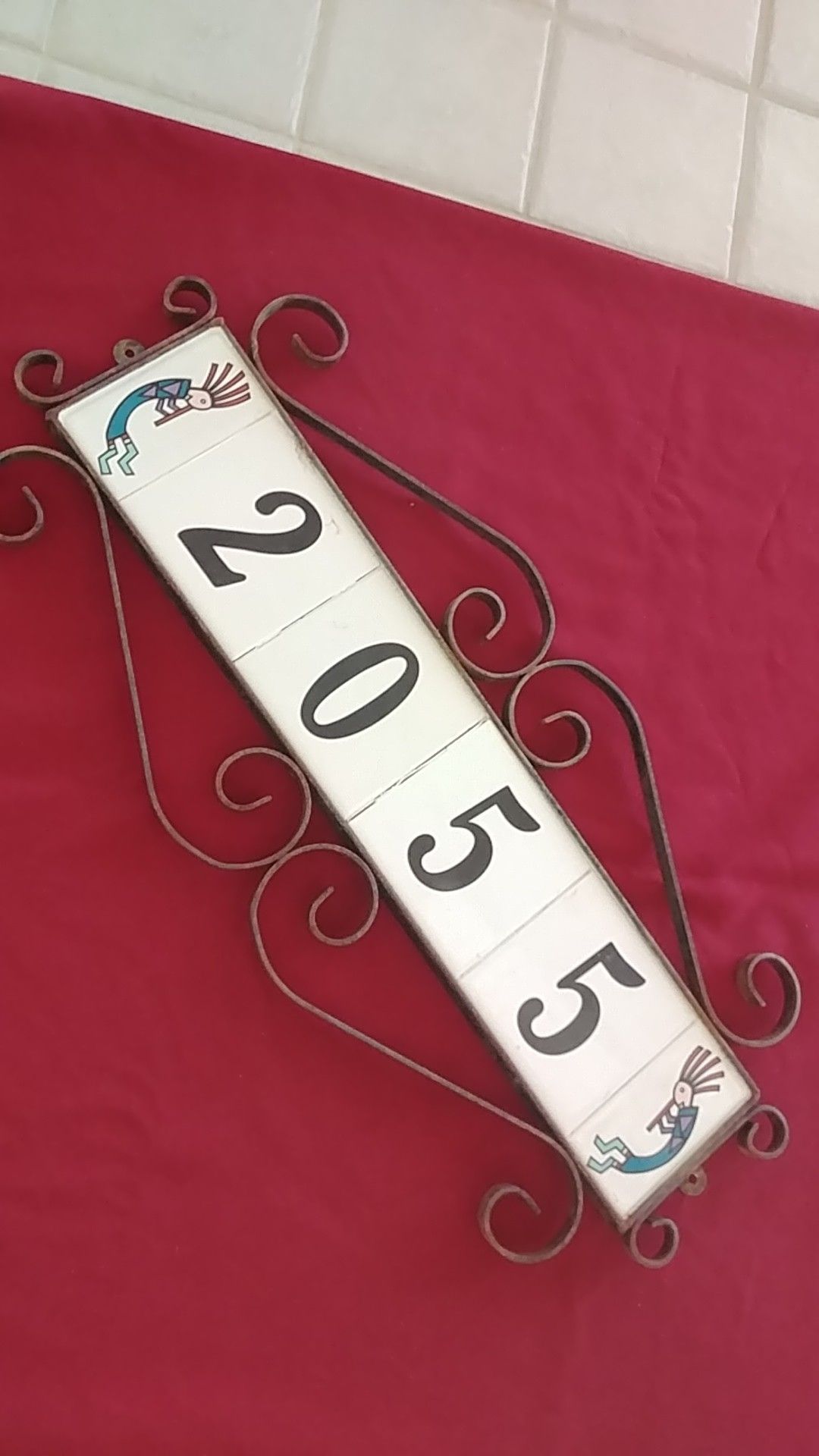 Outdoor Metal address or name decor