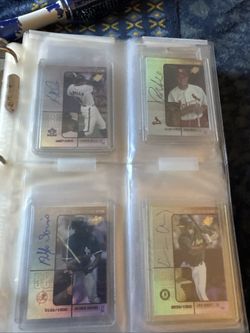 2000 Upper Deck Baseball SPX Complete Set 1-196 W All Autographs