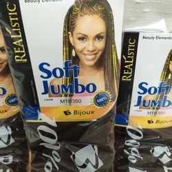 Realistic Kanekelon Hair, 3 Pack