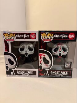 Funko Pop! Movies Ghost Face #1607 Vinyl Hot Topic Exclusive 2024 Lot of 2