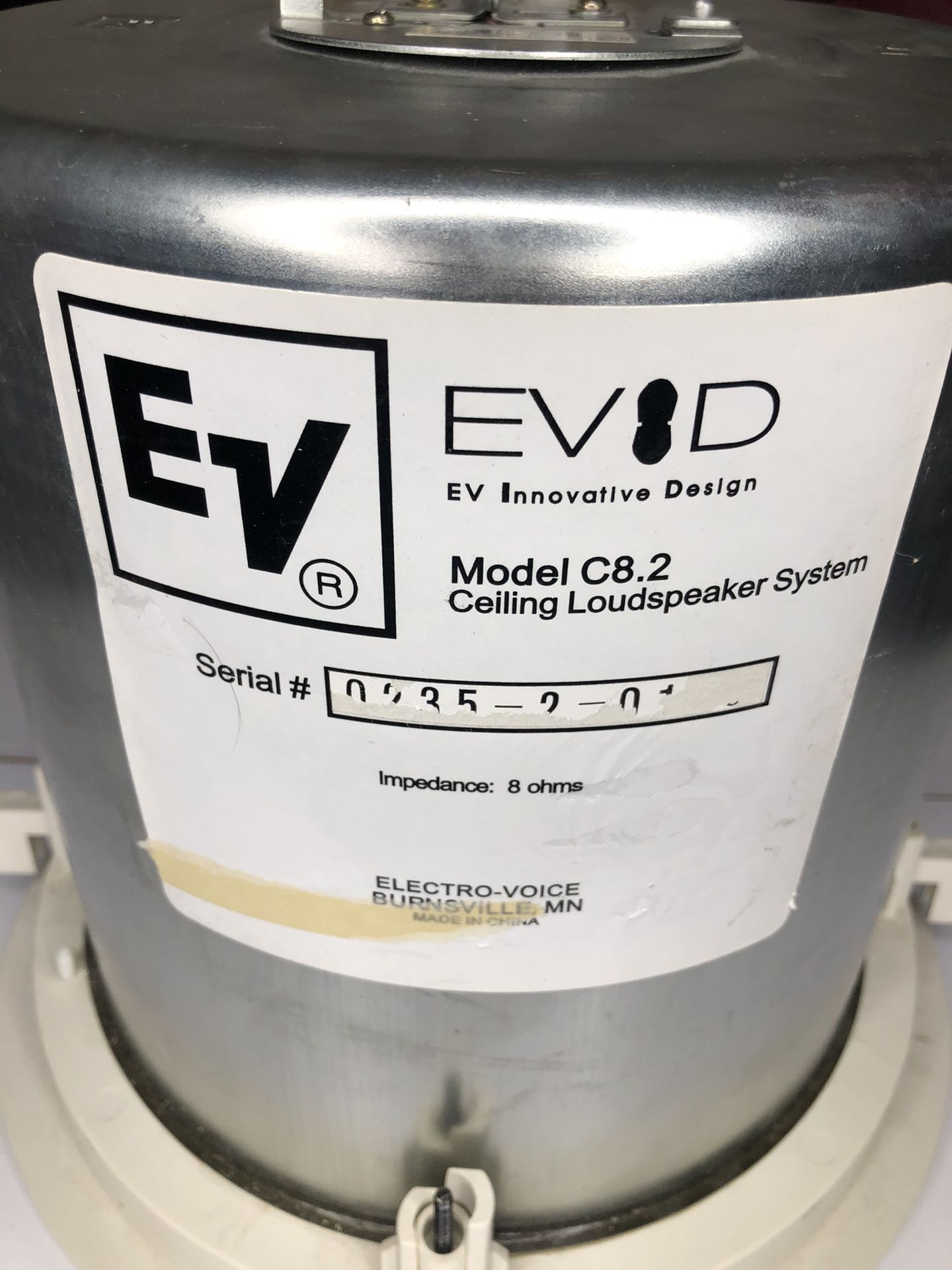 Evid Model C8.2 Ceiling Loudspeaker Audio & Speakers