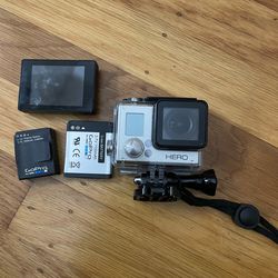GoPro HERO Action Camera Waterproof Removable Battery Mountable Silver Black