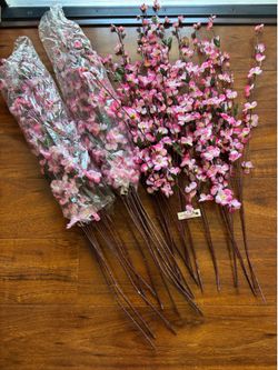 Artificial flower bunches