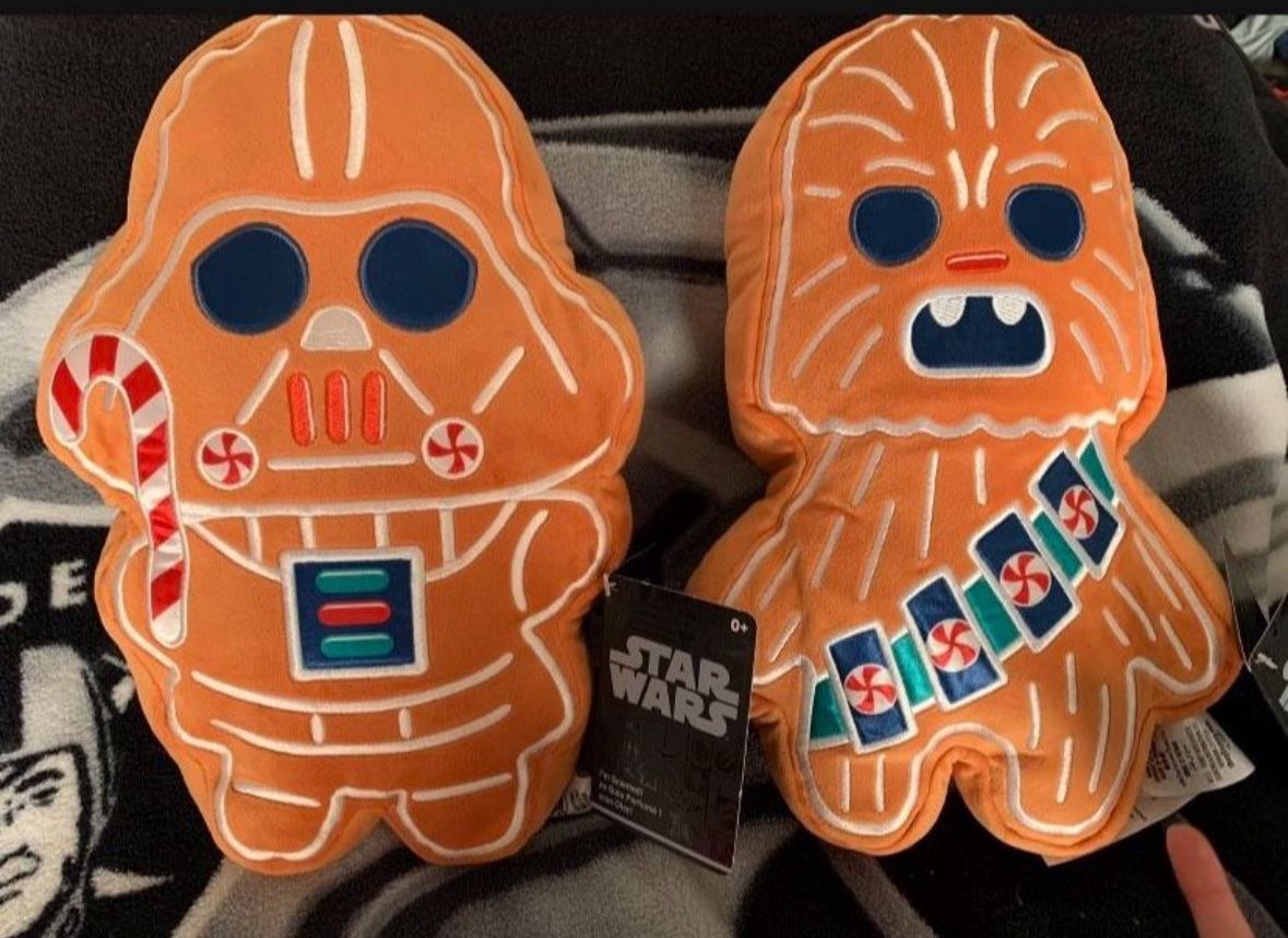 Christmas Holiday Gingerbread Theme StarWars Pillows