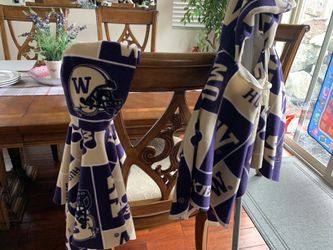 UW Husky fleece Kids Ponchos