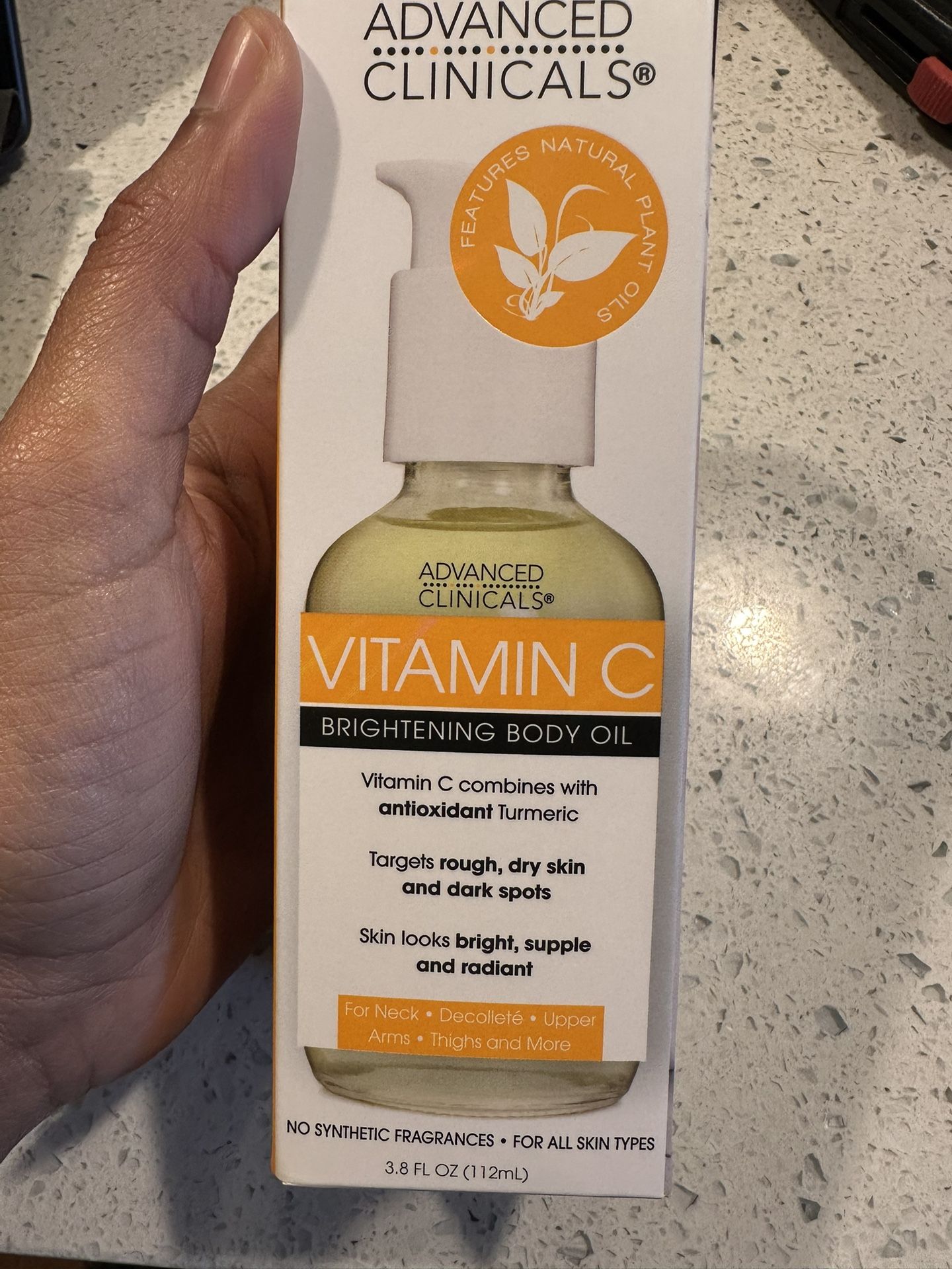 Vitamin C And Turmeric Body Oil