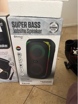 “New” Tzumi Super Bass Jobsite Speaker