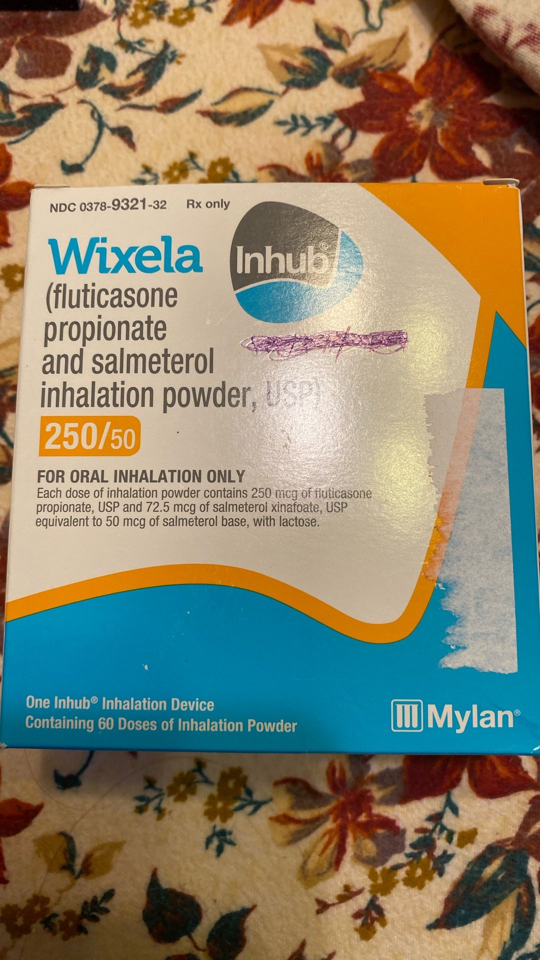 Wixela Inhub Inhalation Device And 60 Doses Of Powder