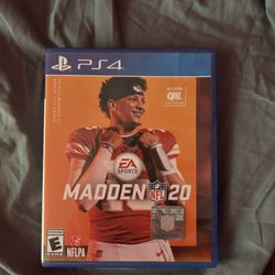 Madden 20 for the PS4