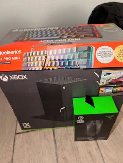 Xbox Series X Console Box with Gaming Accessories