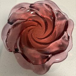 Fenton Swirl Ashtray in Colonial Pink