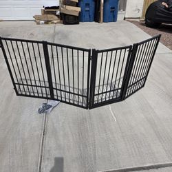 31" 4 panel free standing dog gate