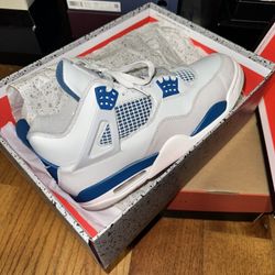 Air Jordan Military Blue 4 Size 10