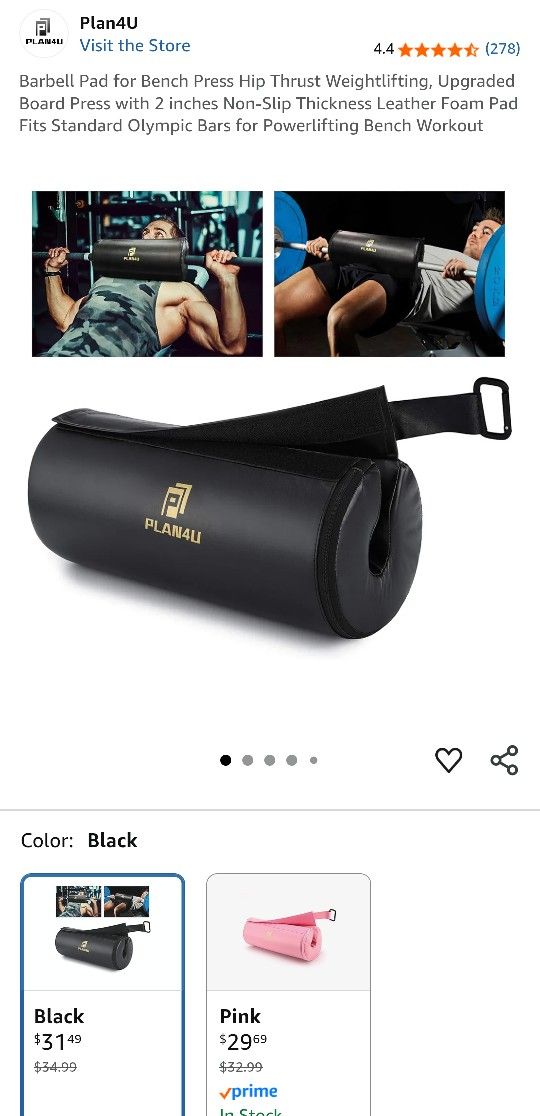 Thick Foam Barbell Pad