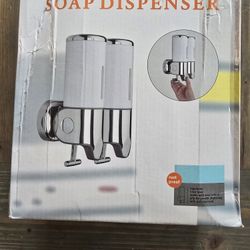 Wall Mount 2-in-1 Soap Dispenser 