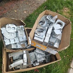 3 Boxes With Electrical Components For Home Install