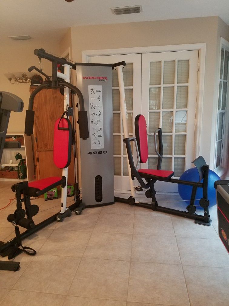 Weider Pro 4250 Home Fitness Gym Weight System Machine