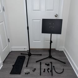 Music and microphone stand…