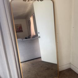 Gold Body Mirror