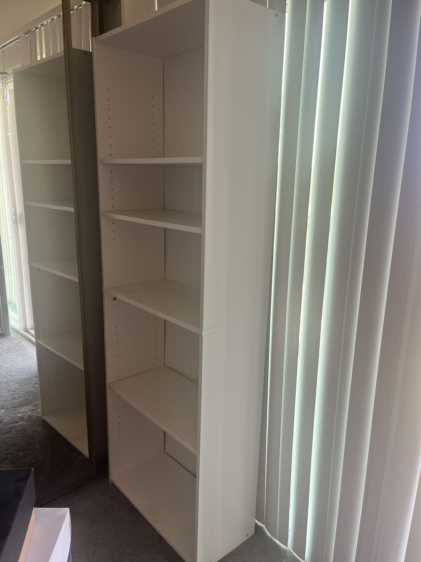 5 Shelf Bookcase White