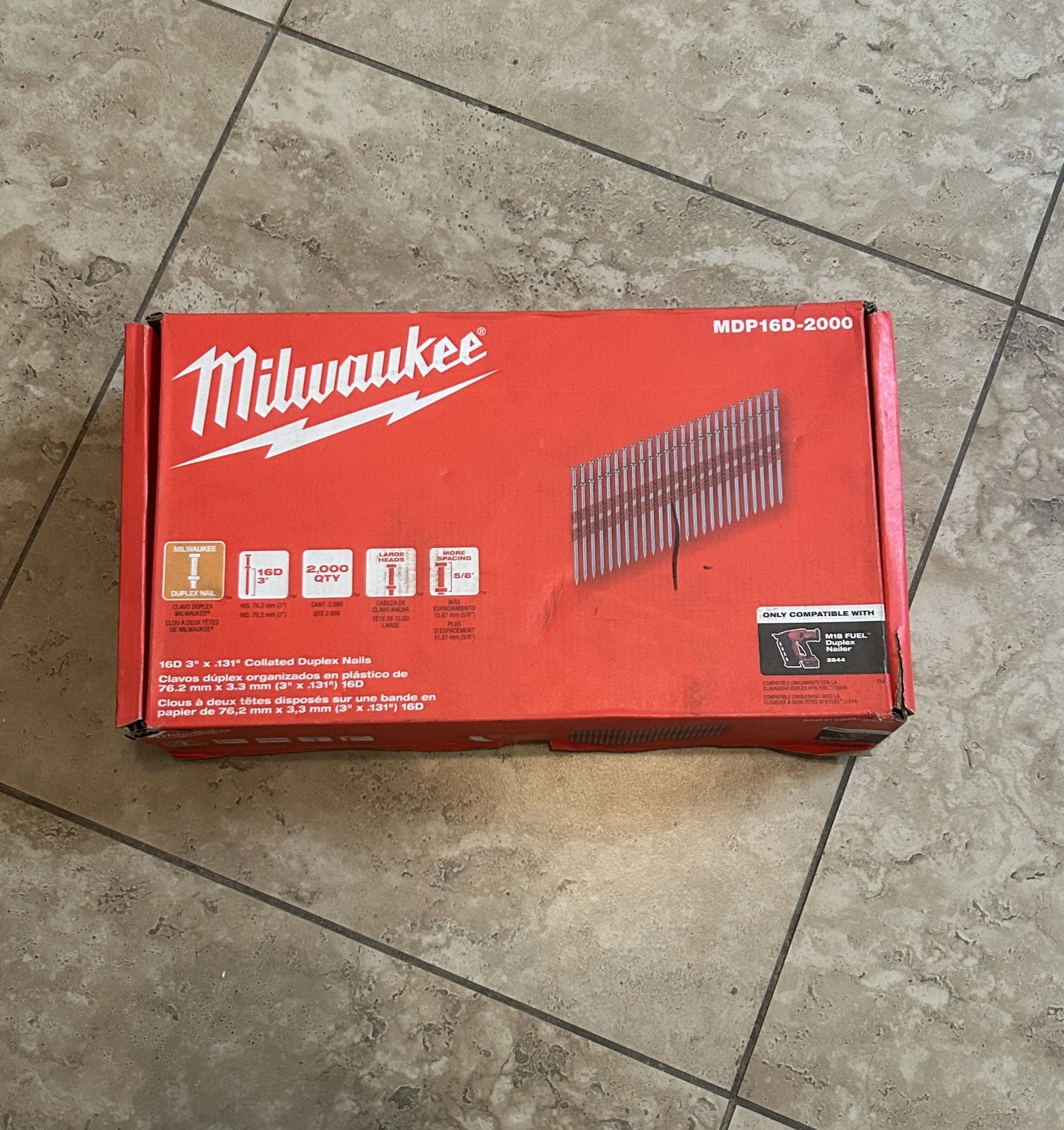 Milwaukee Duplex Nails 