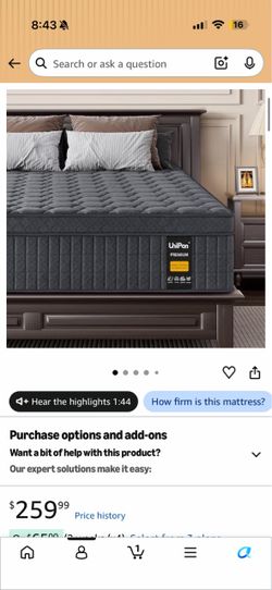 Twin mattress (new)