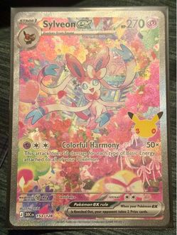 Sylveon ex 153/128 Pokémon Card Holo Rare