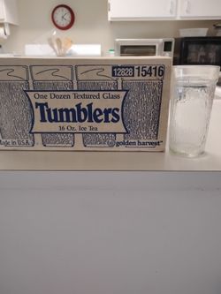 Glassware 16 oz tumblers set of 12