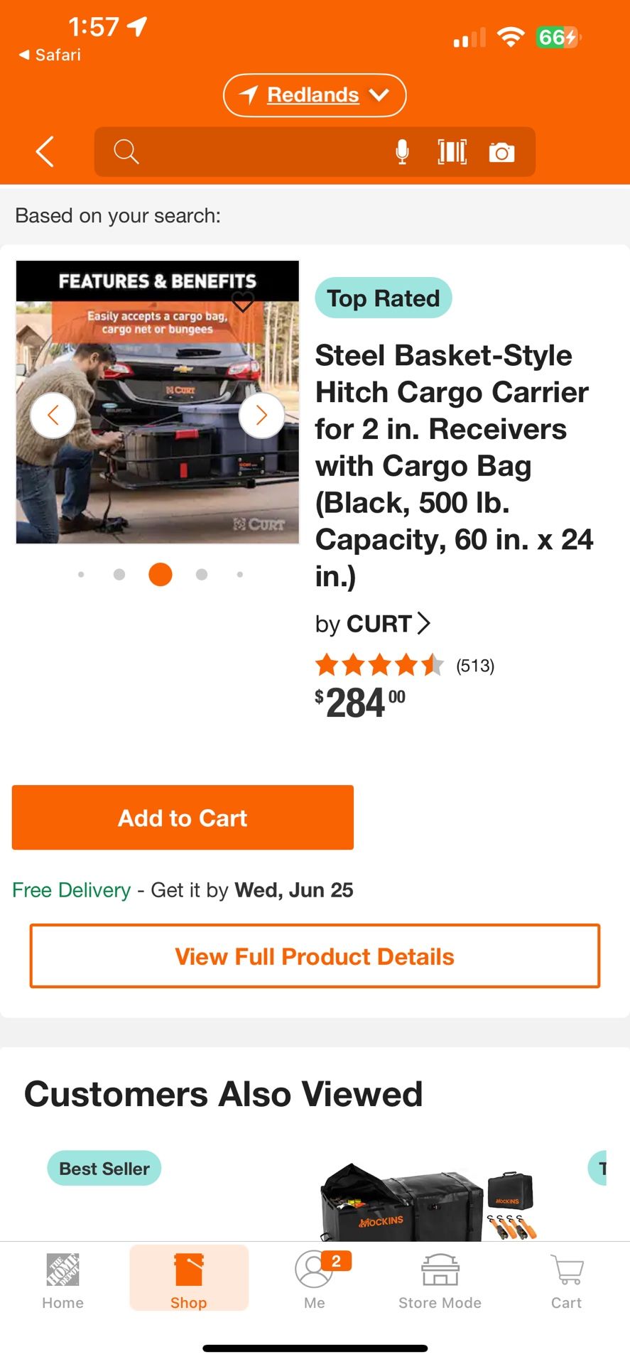 Curt Cargo Carrier 