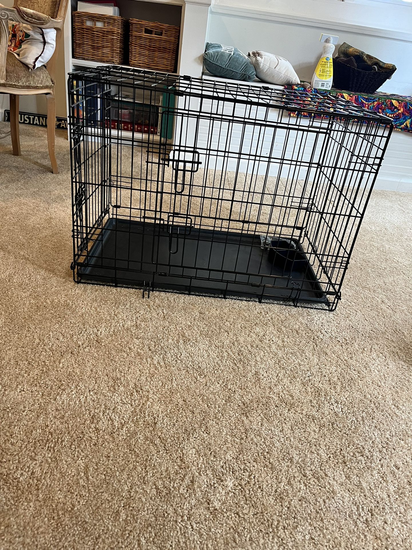 Dog Crate and Dog Bed