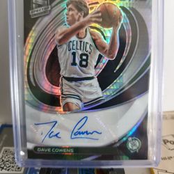 Celtics Dave Cowens Certified Autograph Card