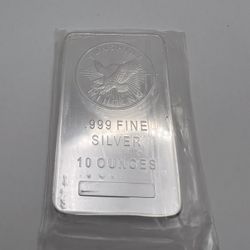 Silver Bar 10 Oz .999 Sunshine Mint 