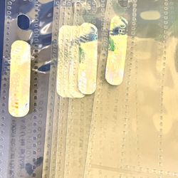 100 Polyethylene 3-Pocket Postcard Holders