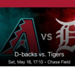 5 Tickets To Tigers At Diamondbacks Is available 