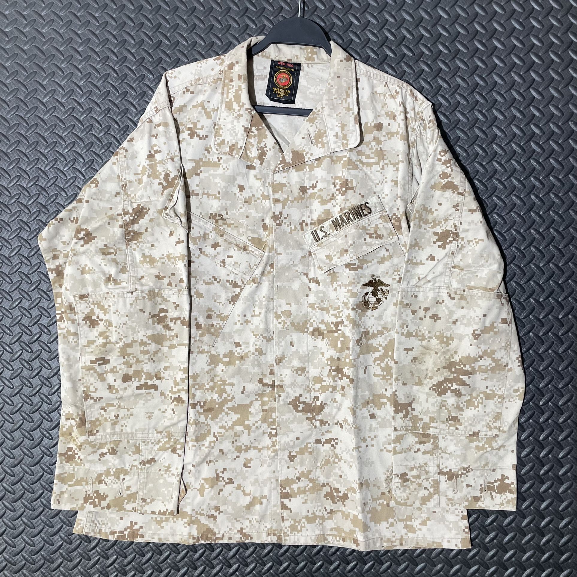 US Marine USMC Desert MARPAT Camo Blouse Jacket Coat MCCUU Size Medium Regular