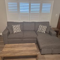 Sofa Bed And 2 Table 