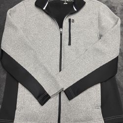 Duluth Trading Grey and black quarter snap fleece with pocket.  Men’s XXL  #fleecelove