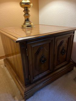 Mid Century End tables + Coffee table