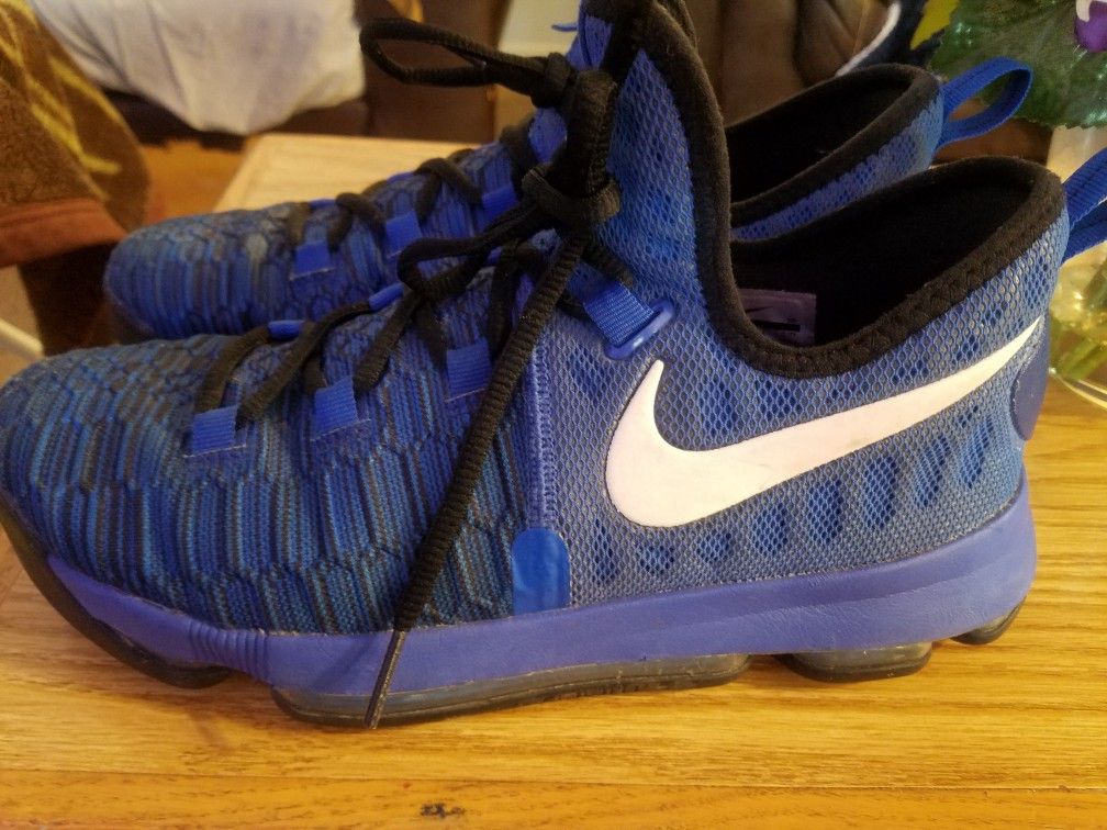 Blue & black Nike's