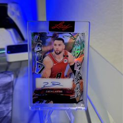 Zach Lavine Autographed Leaf Sport Card  1/5
