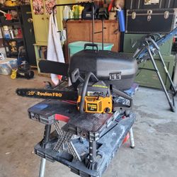 POULAN PRO 20 INCH CHAINSAW, LOW HOURS, NEW CARB, JUST SERVICED, $110 FIRM