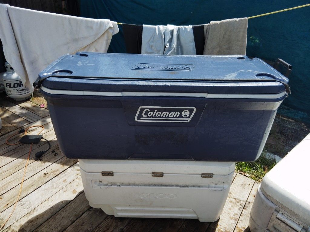 Coleman 120 Quart Cooler 40. OBO