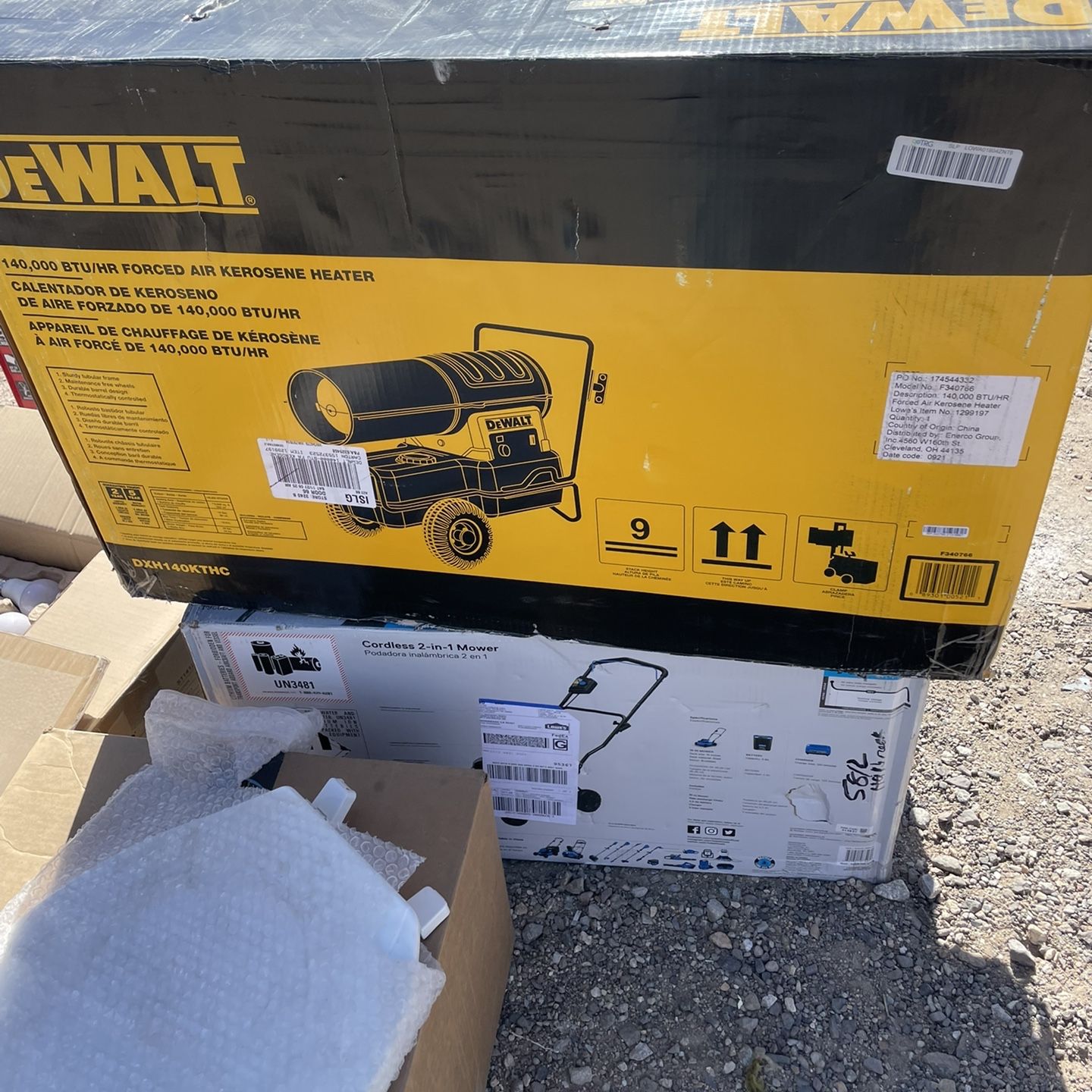 Dewalt 140,000 Btu Forced Air Kerosene Heater !! for Sale in El Centro, CA  - OfferUp