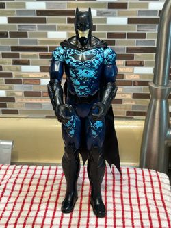 Batman 12-inch Bat-Tech Tactical Action Figure (Blue Suit) by Spin Master