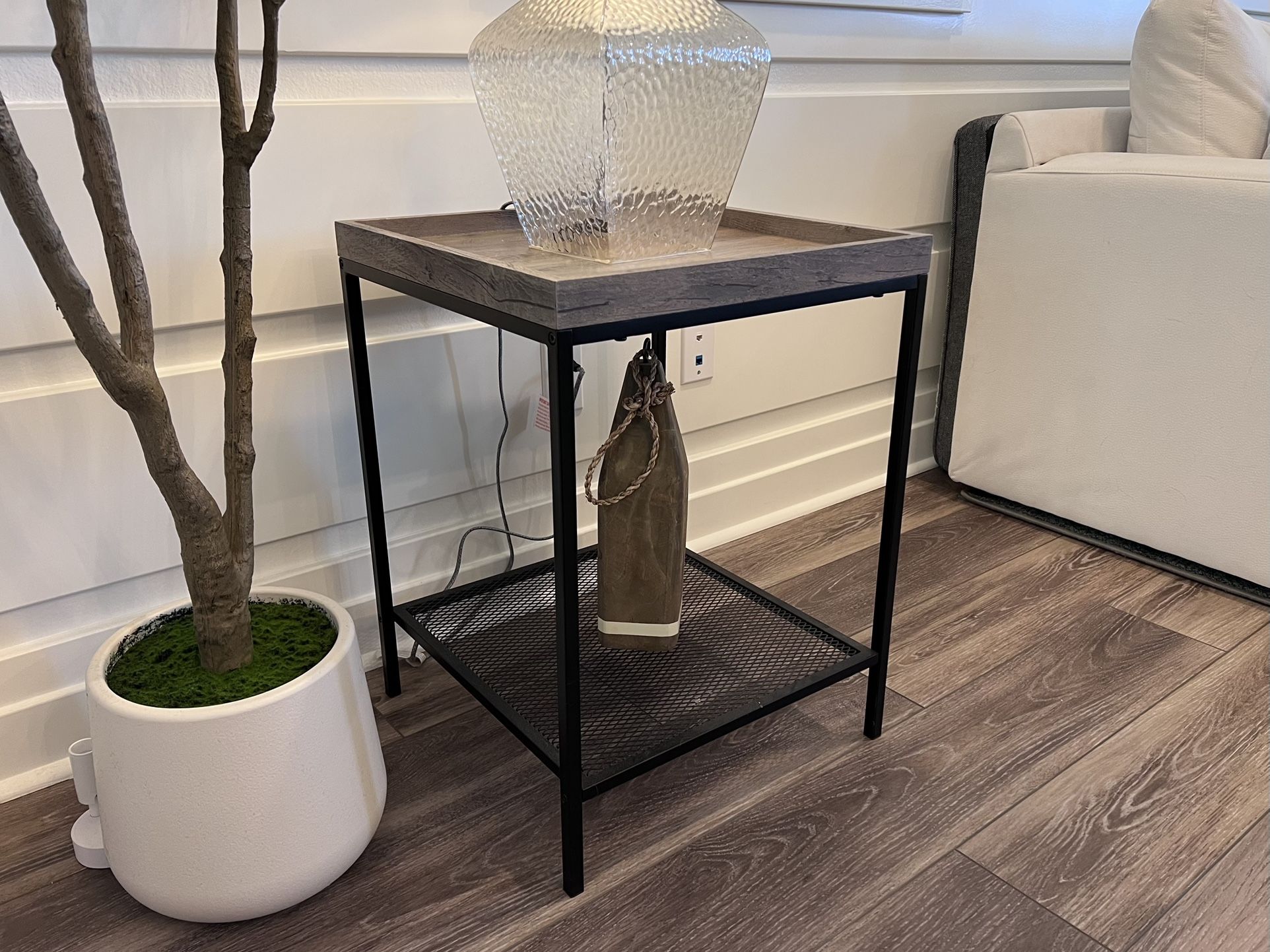 Walker Edison End Table - Grey