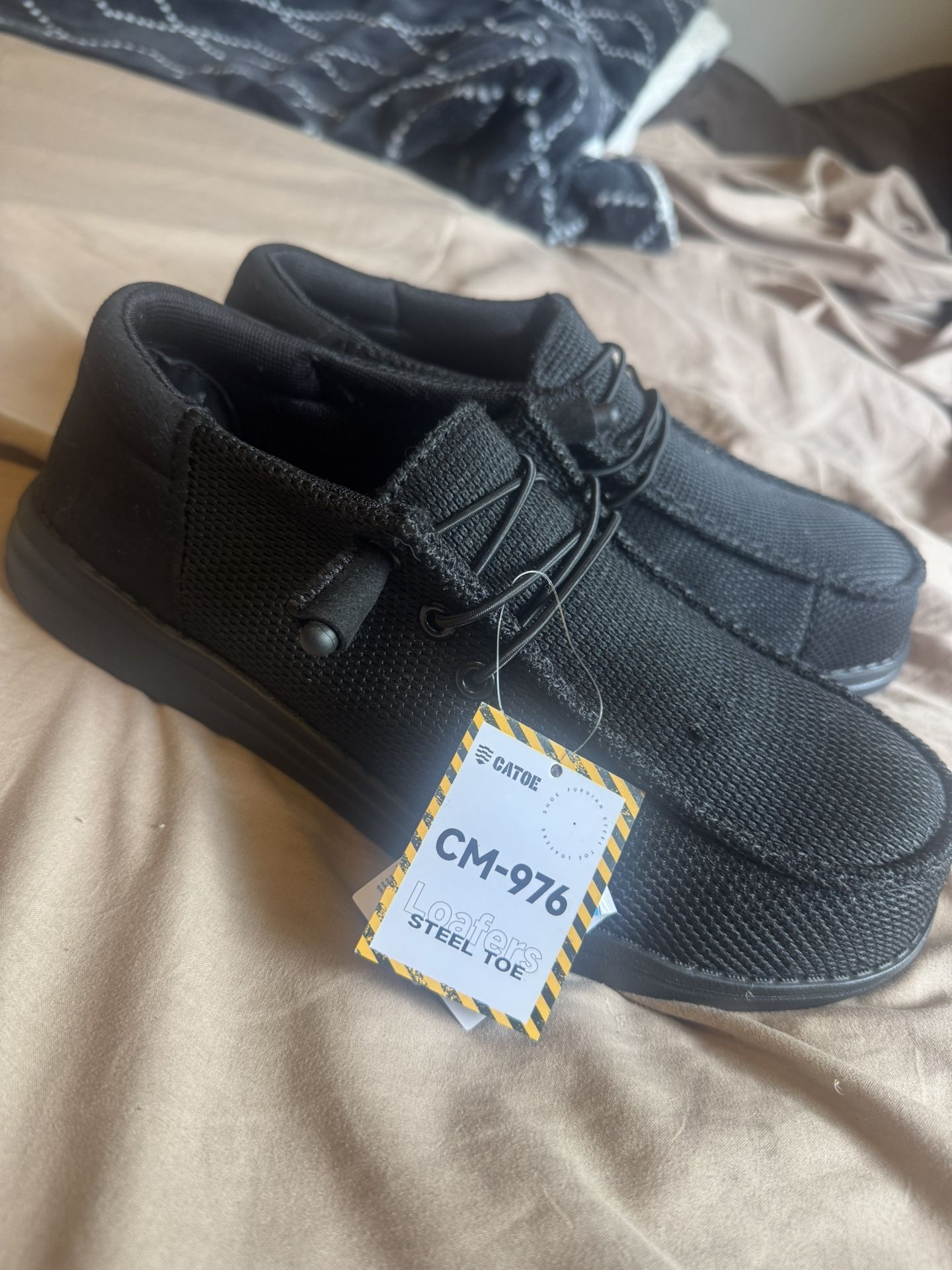 Men’s Black Steel Toe “Hey Dudes”