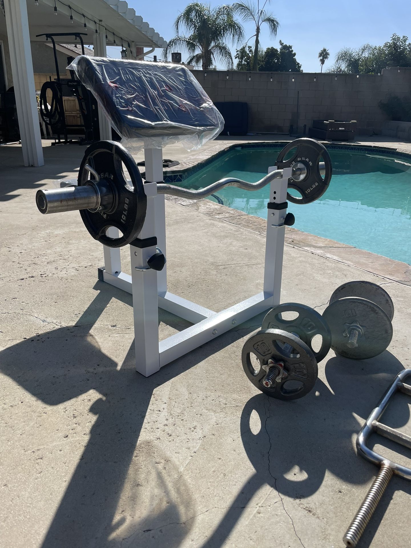 Courly Bench And Accessories💪🏼