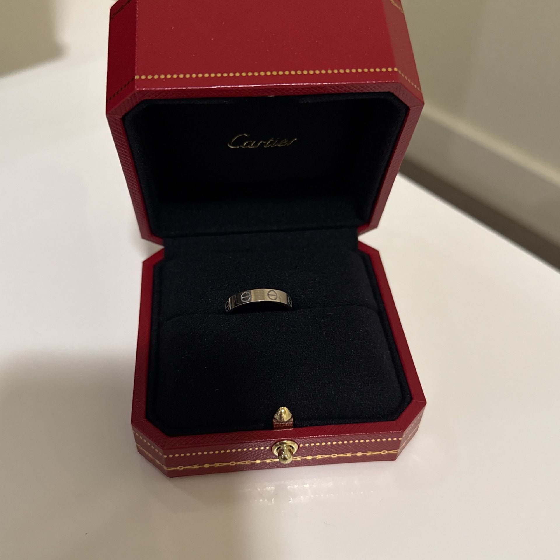 Wedding Band, White Gold