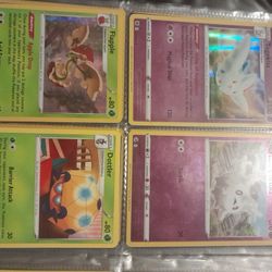 224 Pokémon Cards + A Tin Full